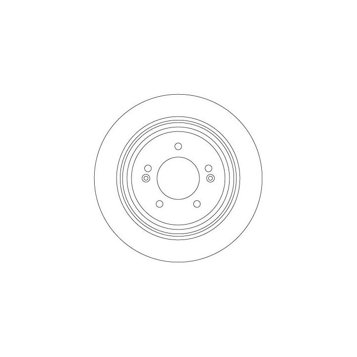 Stabdžių diskas TRW DF6573