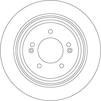 Stabdžių diskas TRW DF6573