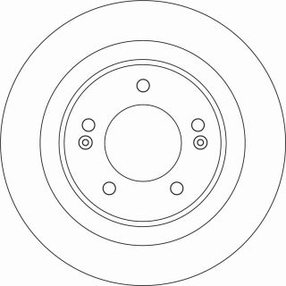 Stabdžių diskas TRW DF6599