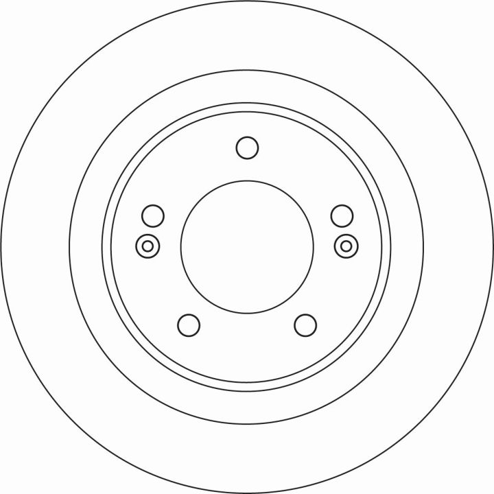 Stabdžių diskas TRW DF6599