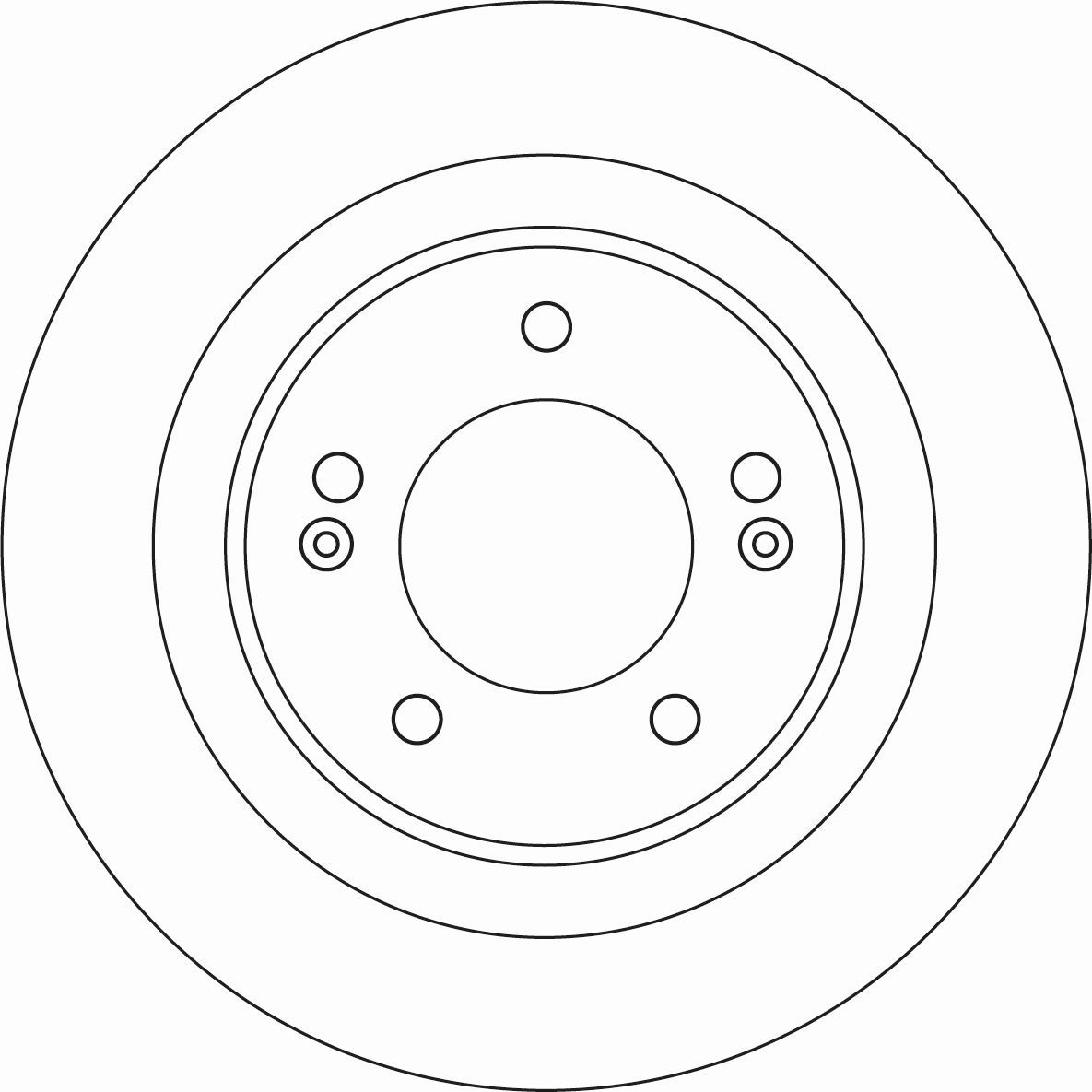 Stabdžių diskas TRW DF6599