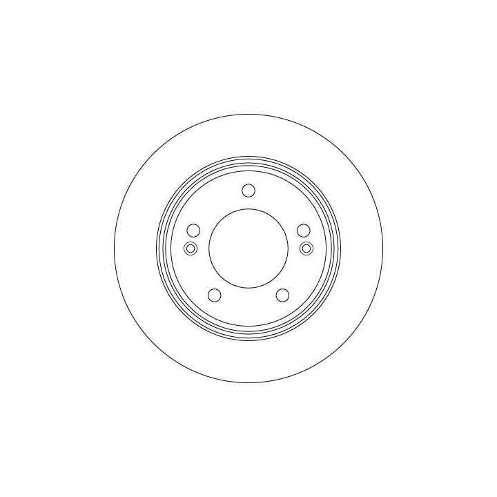 Stabdžių diskas TRW DF6627