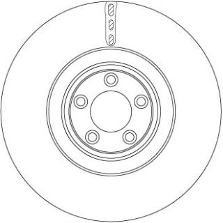 Stabdžių diskas TRW DF6651S