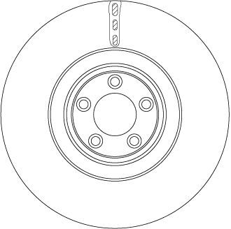 Stabdžių diskas TRW DF6651S