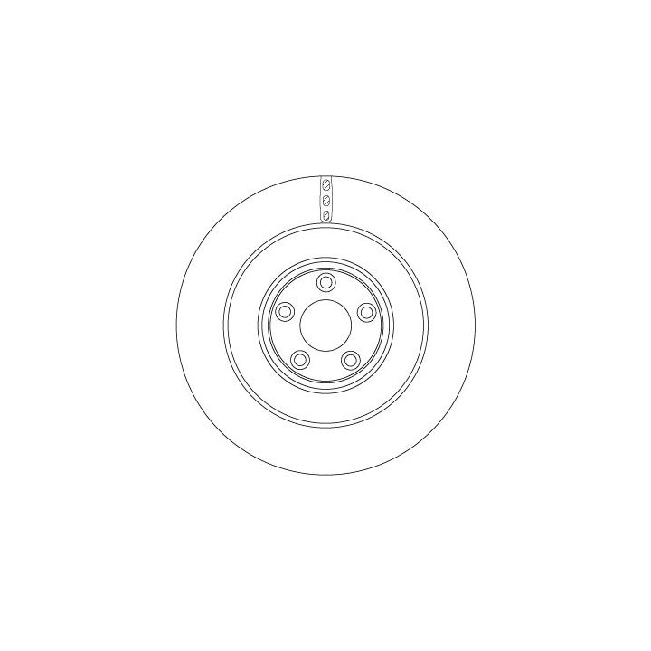 Stabdžių diskas TRW DF6654S