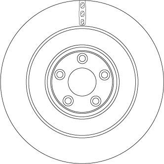 Stabdžių diskas TRW DF6654S