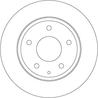 Stabdžių diskas TRW DF6659