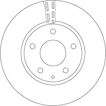 Stabdžių diskas TRW DF6661S