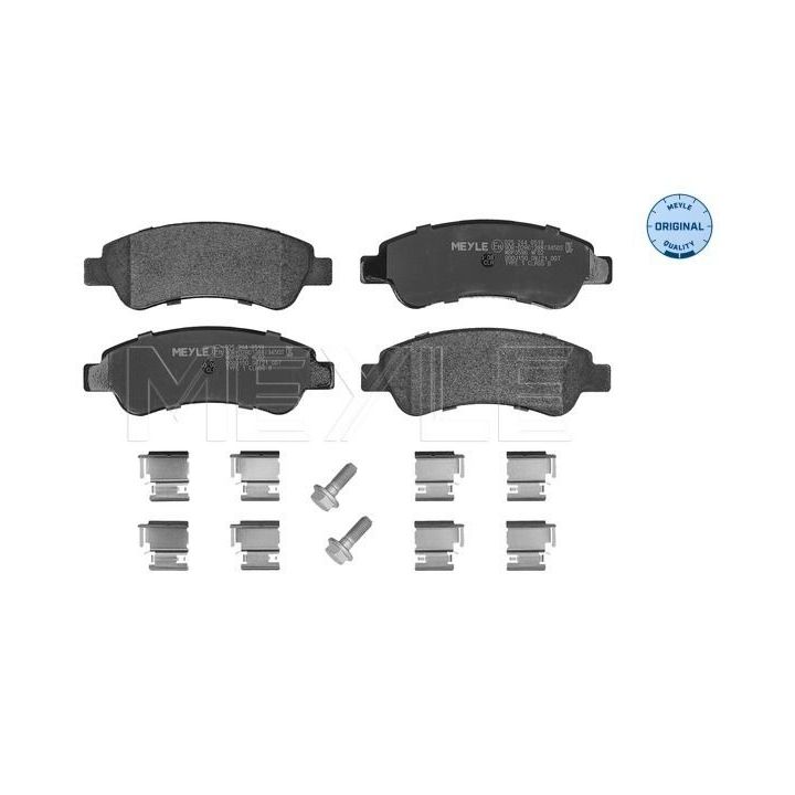 Stabdžių trinkelių rinkinys, diskinis stabdys MEYLE 025 244 6519
