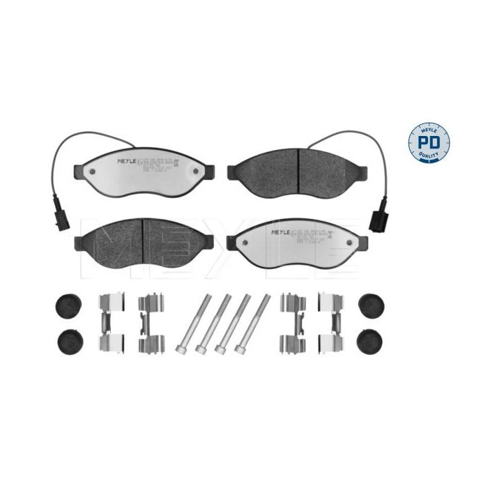 Stabdžių trinkelių rinkinys, diskinis stabdys MEYLE 025 244 6819-2/PD