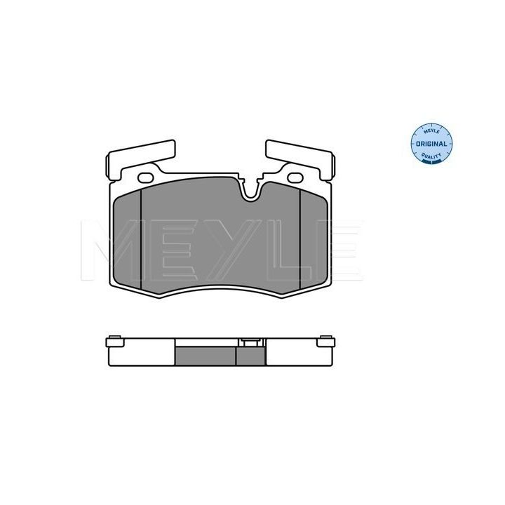 Stabdžių trinkelių rinkinys, diskinis stabdys MEYLE 025 244 7814