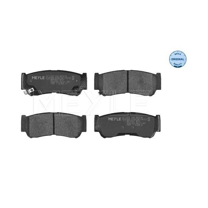 Stabdžių trinkelių rinkinys, diskinis stabdys MEYLE 025 244 8816/W