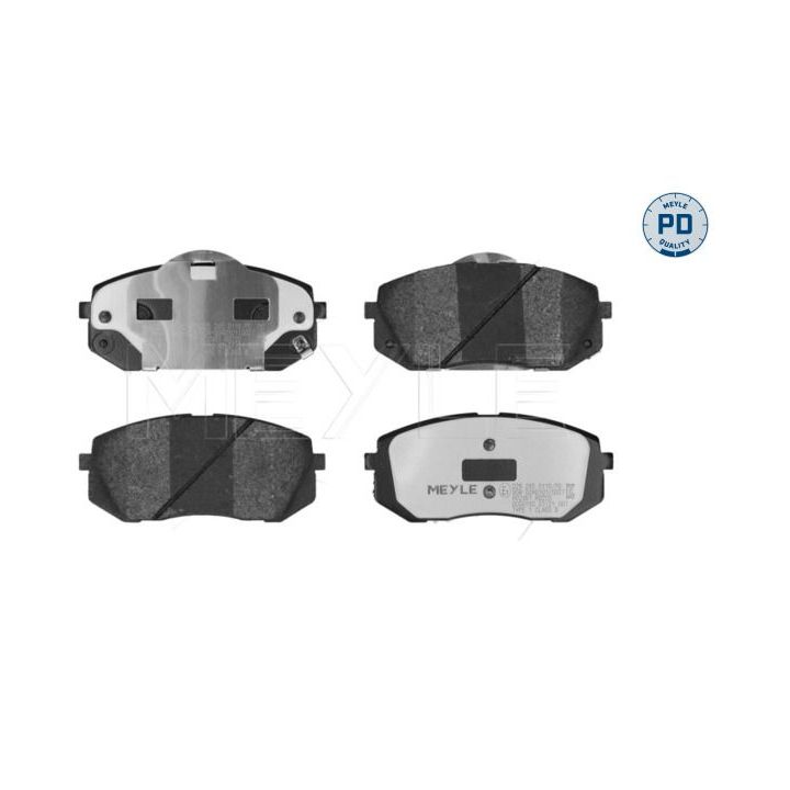 Stabdžių trinkelių rinkinys, diskinis stabdys MEYLE 025 245 0116/PD