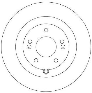 Stabdžių diskas TRW DF6690