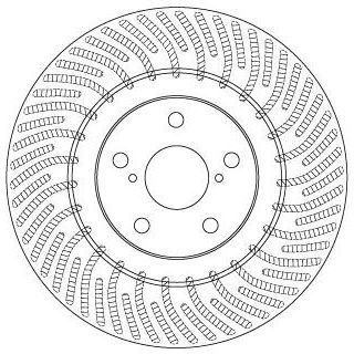 Stabdžių diskas TRW DF6692S