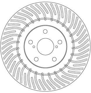 Stabdžių diskas TRW DF6692S