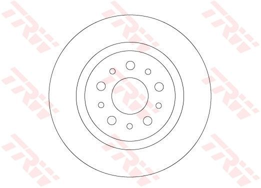 Stabdžių diskas TRW DF6714