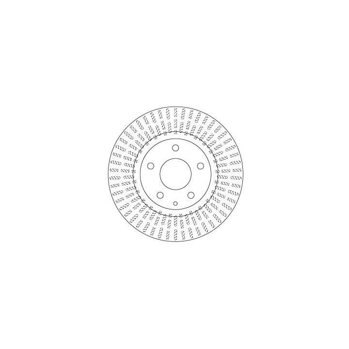 Stabdžių diskas TRW DF6731