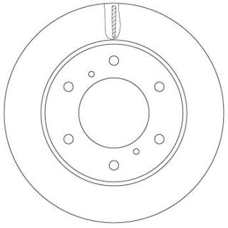 Stabdžių diskas TRW DF6735