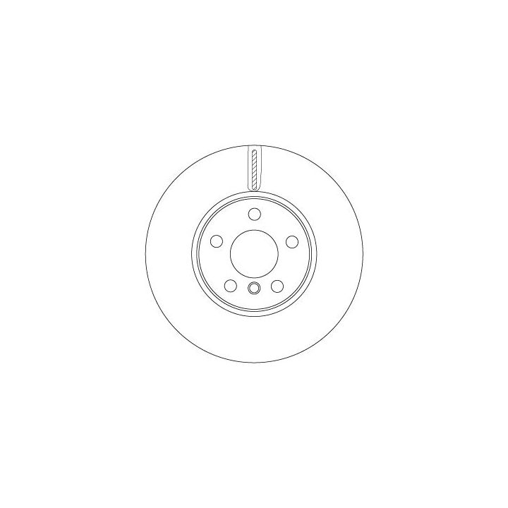 Stabdžių diskas TRW DF6747S