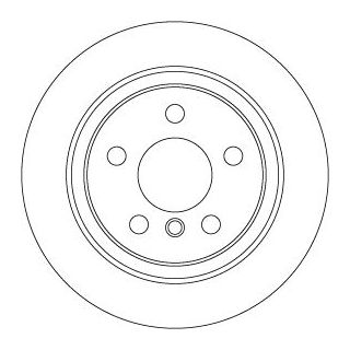 Stabdžių diskas TRW DF6756