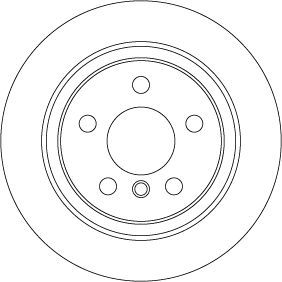 Stabdžių diskas TRW DF6756