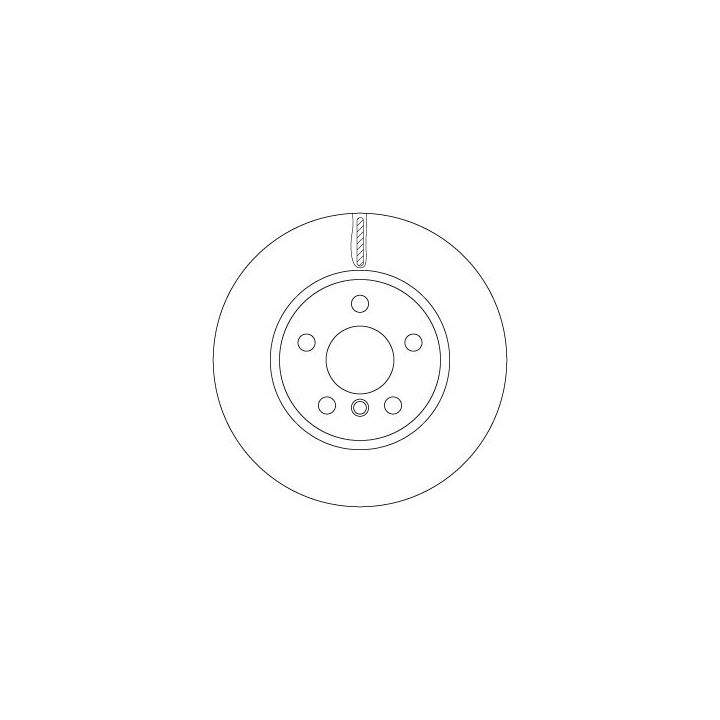 Stabdžių diskas TRW DF6757