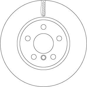 Stabdžių diskas TRW DF6757