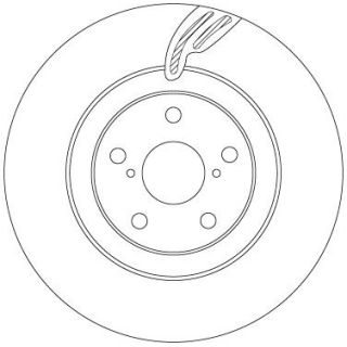 Stabdžių diskas TRW DF6792S