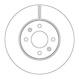 Stabdžių diskas TRW DF6794