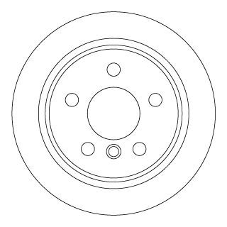 Stabdžių diskas TRW DF6795