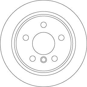 Stabdžių diskas TRW DF6795