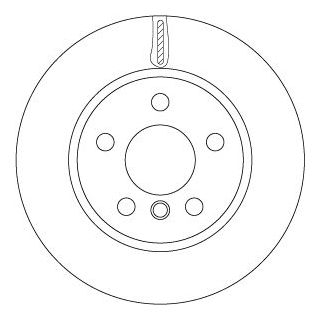 Stabdžių diskas TRW DF6799