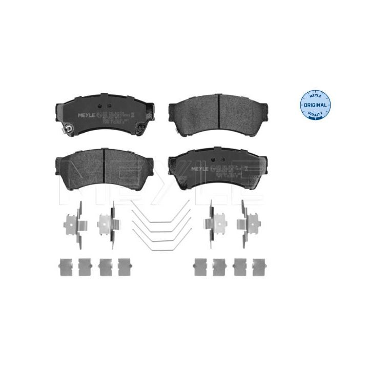 Stabdžių trinkelių rinkinys, diskinis stabdys MEYLE 025 245 8217/W