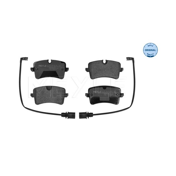 Stabdžių trinkelių rinkinys, diskinis stabdys MEYLE 025 246 0617/W