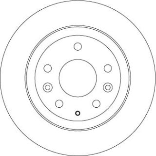 Stabdžių diskas TRW DF6807