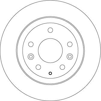 Stabdžių diskas TRW DF6807