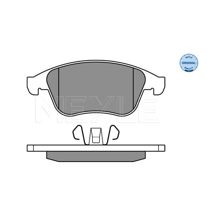 Stabdžių trinkelių rinkinys, diskinis stabdys MEYLE 025 247 1018