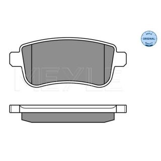 Stabdžių trinkelių rinkinys, diskinis stabdys MEYLE 025 248 2015
