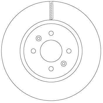 Stabdžių diskas TRW DF6842