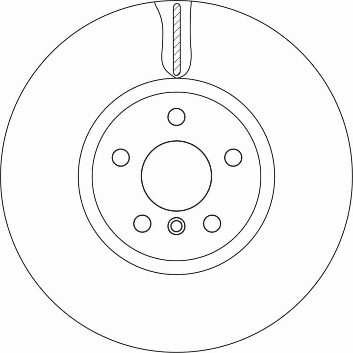 Stabdžių diskas TRW DF6845S