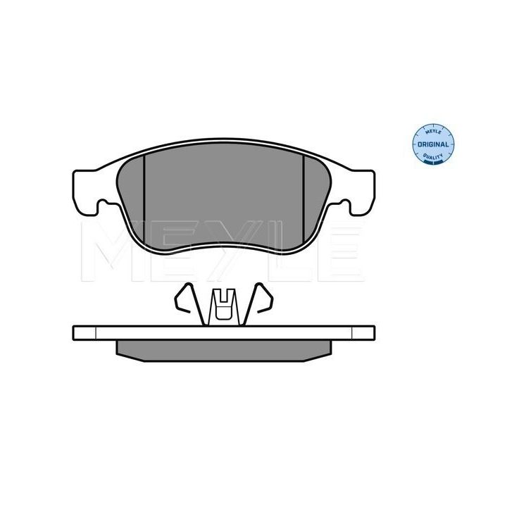 Stabdžių trinkelių rinkinys, diskinis stabdys MEYLE 025 249 1418