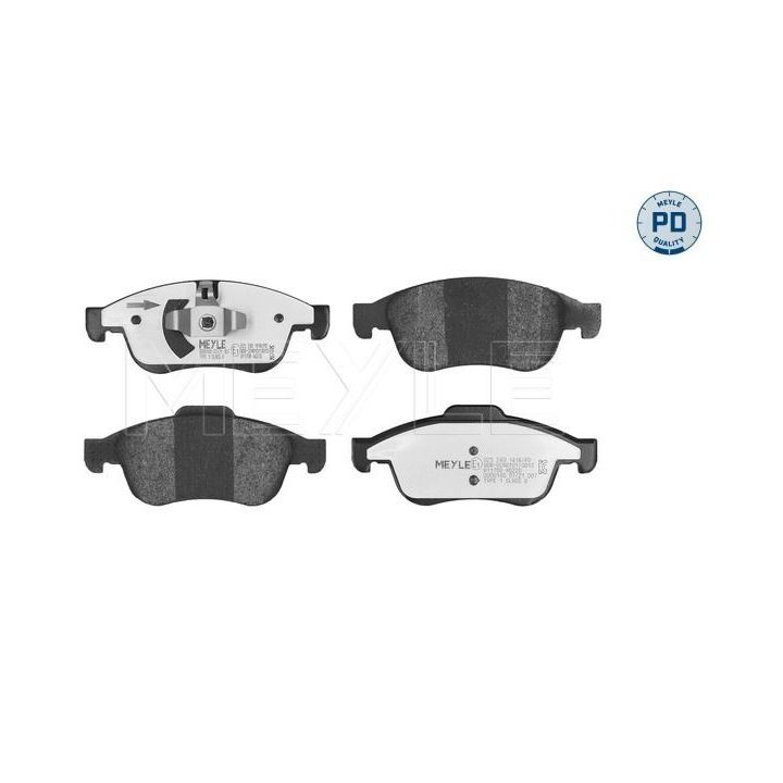 Stabdžių trinkelių rinkinys, diskinis stabdys MEYLE 025 249 1418/PD