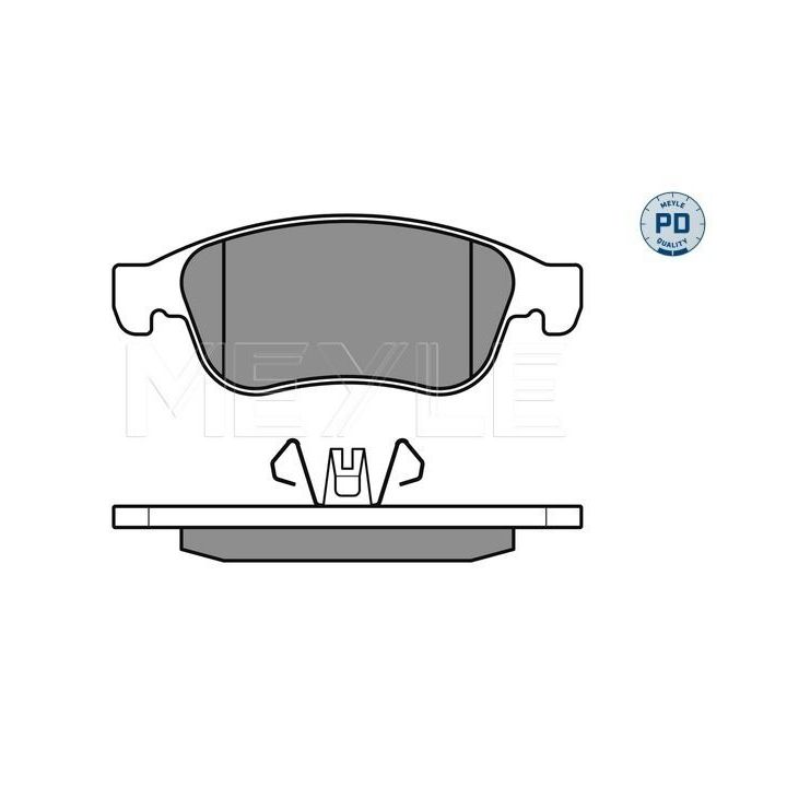 Stabdžių trinkelių rinkinys, diskinis stabdys MEYLE 025 249 1418/PD