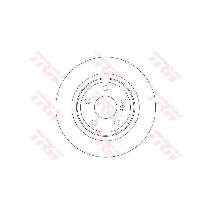 Stabdžių diskas TRW DF6886