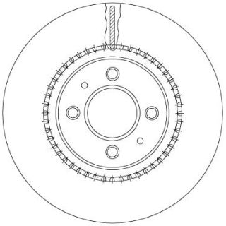 Stabdžių diskas TRW DF6904