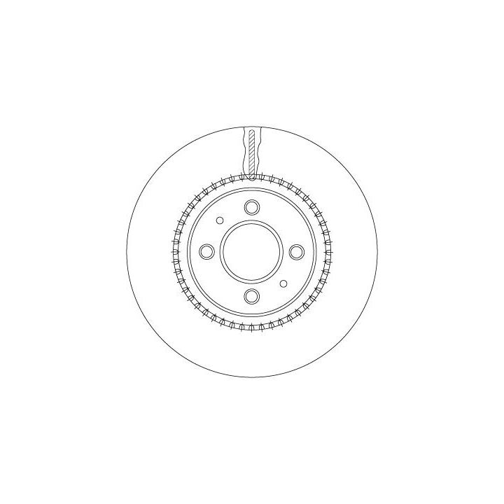 Stabdžių diskas TRW DF6904