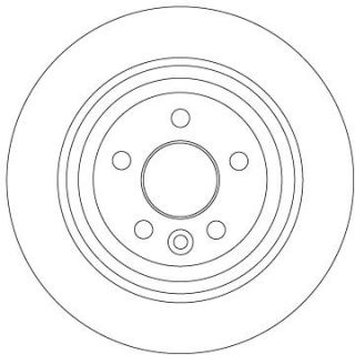 Stabdžių diskas TRW DF6913