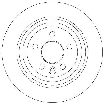 Stabdžių diskas TRW DF6913