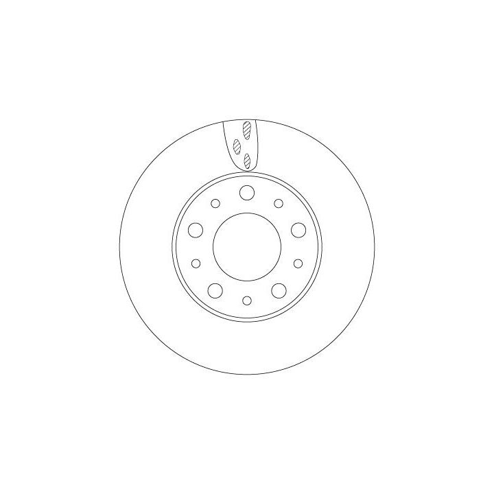 Stabdžių diskas TRW DF6918S